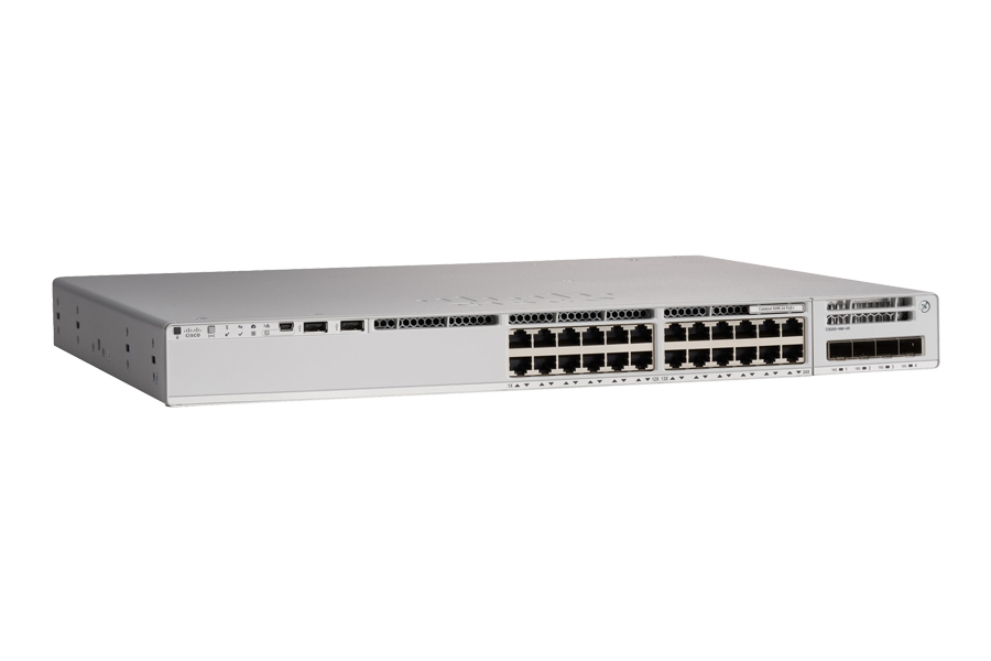 C9200L-24P-4X-E Catalyst 9200L 24-port PoE+, 4 x 10G, Network Essentials