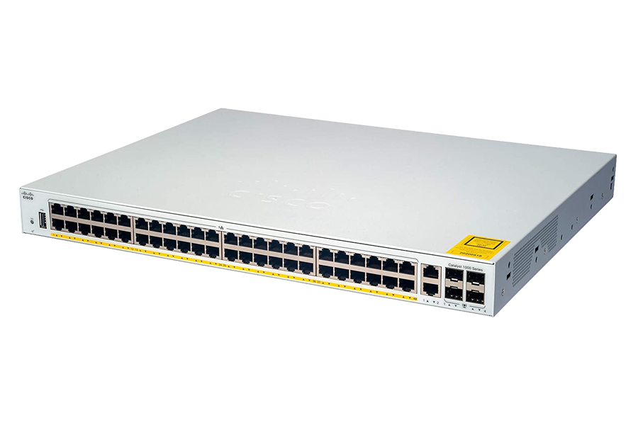 Catalyst 1000-48T-4G-L Network Switch, 48 Gigabit Ethernet Ports, 4 1G SFP Uplink Ports, Enhanced Limited (C1000-48T-4G-L)
