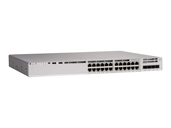 Catalyst 9200 C9200L-24P-4G Layer 3 Switch - 24 X Gigabit Ethernet Network, 4 X Gigabit Ethernet Uplink - Manageable - Twisted Pair, Optical Fiber - M