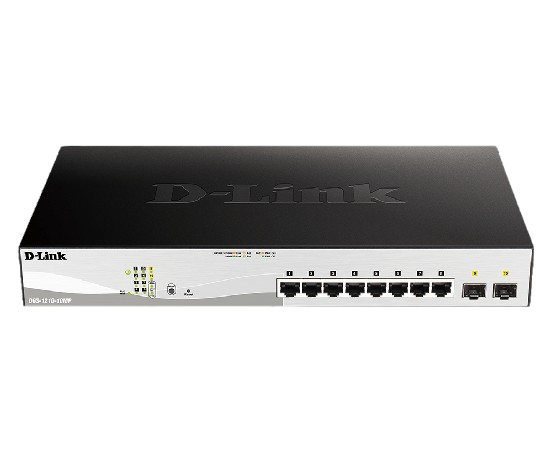 10-Port Gigabit Smart Managed PoE Switch DGS-1210-10MP