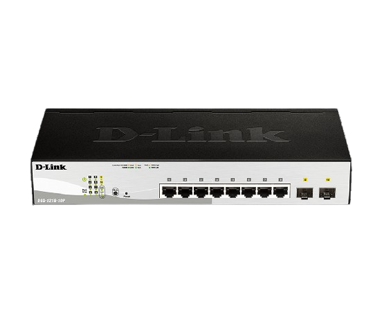 10-Port Gigabit Smart Managed PoE Switch DGS-1210-10P