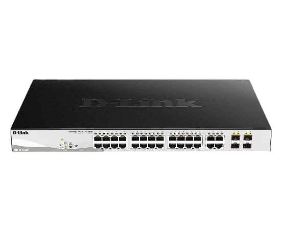 28-Port Gigabit Smart Managed PoE Switch DGS-1210-28P