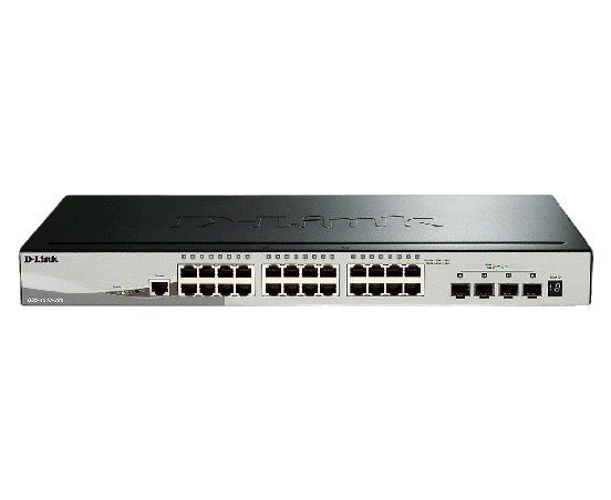 28-port Stackable Gigabit Switch including 4 10GbE SFP+ ports DGS-1510-28X
