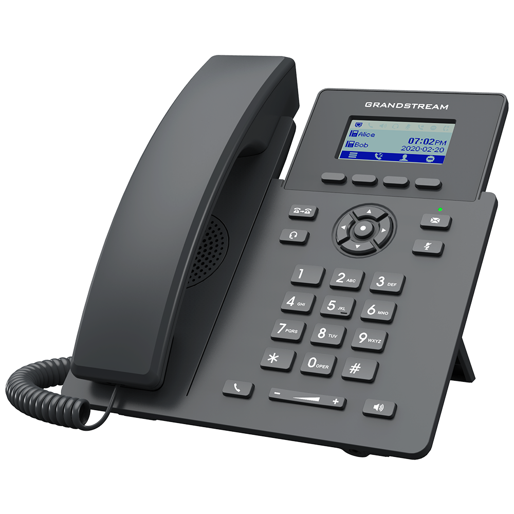 GRP2601(P/W) 2-Line Essential IP Phone Designed for Mass Deployment and Easy Management